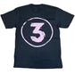 REBORN "3" TEE (grey/pink)